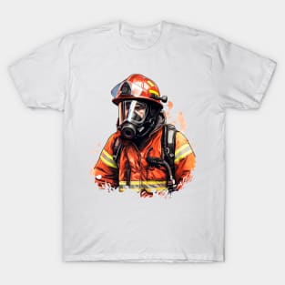 Fire Department Support Gear T-Shirt